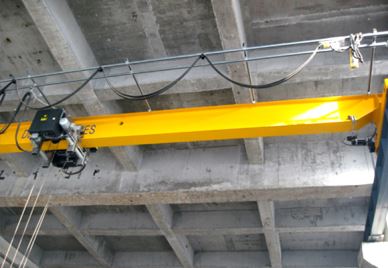 Żuraw typu HD typu European Hoist Electric jednodźwigarowy